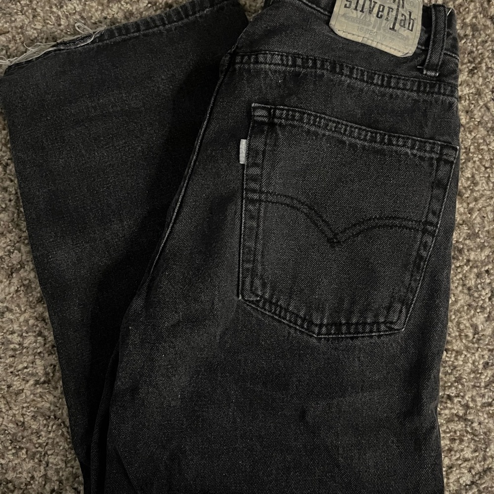 Black Woman Levi’s Denim Jeans